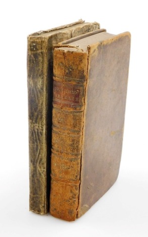 Paterson (Daniel). A New and Accurate Description of all the Direct and Principal Crossroads in England and Wales, 8th edition, half of map remaining on frontispage, with marbled paper boards, printed for F.Power, nephew and successor to the late Mr T Ca