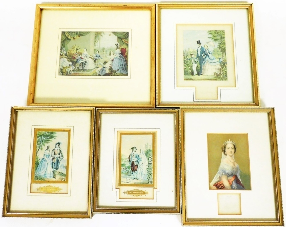 A Group Of Baxter And Le Blond Prints, To Include Queen Victoria, Royal 