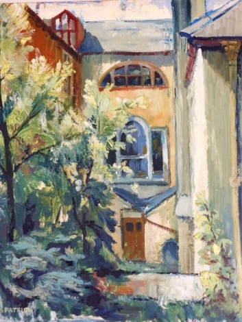 M.B. Patrick (20thC School). Bigby Rectory, oil on board, signed, 56cm x 50cm.