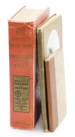 A Tesseyman's Directory and Land Book to the Port of Grimsby 1852, The Cycling Year Book V, Rambles on the Seashore, and a Kelly's Directory of Lincolnshire for 1937. (3)