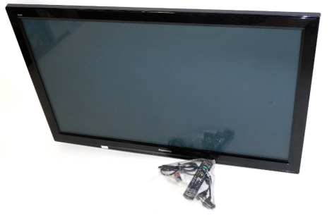 A Panasonic 50" wall mounting LCD television.