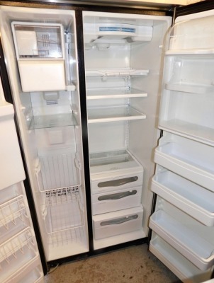 A Maytag American style fridge freezer, with ice dispenser. - 3