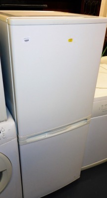 A Currys Essentials fridge freezer.