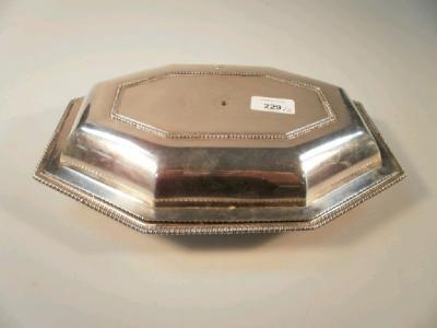 A George III silver entree dish and cover by I Wakelin & Robert Garrard