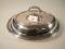 A George V silver entree dish and cover by C S Harris & Sons London 1920