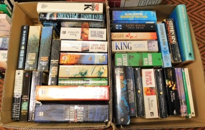 Various books, fiction, non fiction, to include Shakespeare (William) Tragedies volume two, modern paperbacks, Great American Pin Up, Treasures In Your Home, Town Tours in Britain, etc. (contents under one table) - 6