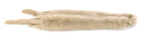 A 20thC mink stole.