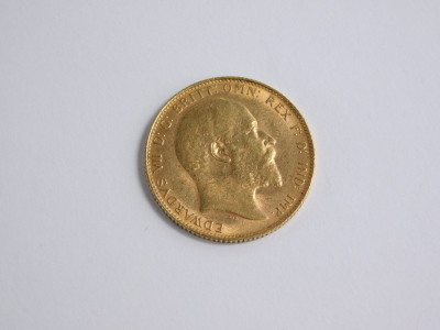 An Edward VII gold full sovereign, 1907. - 4