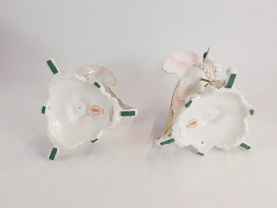 A pair of Royal Crown Derby porcelain figures of Chelsea Birds, designed by J Plant and ME Townsend, both boxed. (2) - 4