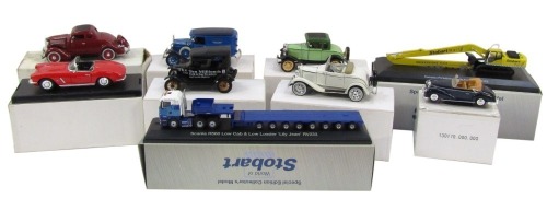 A group of Atlas Eddie Stobart and other die cast collector's models, all boxed. (9)