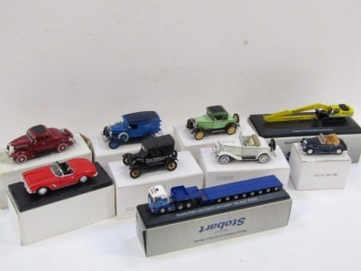 A group of Atlas Eddie Stobart and other die cast collector's models, all boxed. (9) - 2