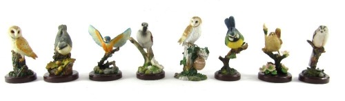 A group of Atlas Edition British Bird Collection Birds, comprising