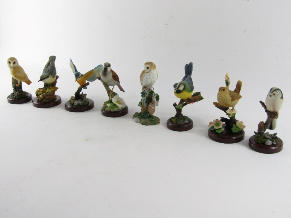 A group of Atlas Edition British Bird Collection Birds, comprising