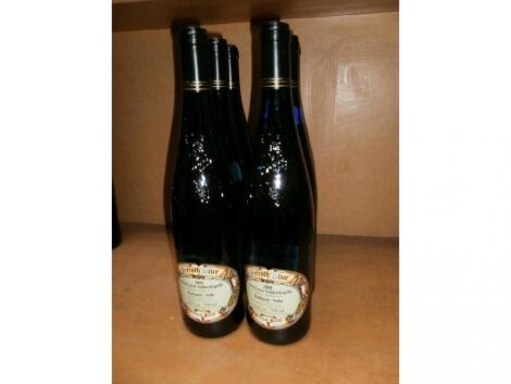 Six bottles of Pieroth Blue 2008 Burg Layer Schlosskapelle