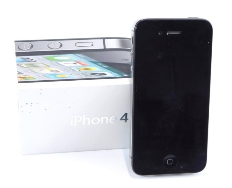 An Iphone 4S, boxed.