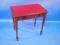 A Victorian mahogany side table