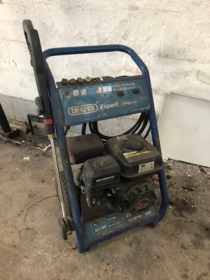 A Draper Expert PPW540 high pressure petrol washer.