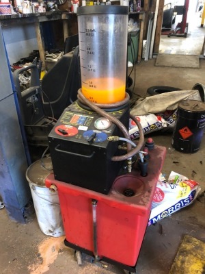 A Vac-Fill coolant removal unit.