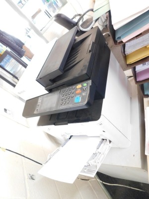 A Kyocera Ecosys model M5526CDW copier printer and scanner. - 2