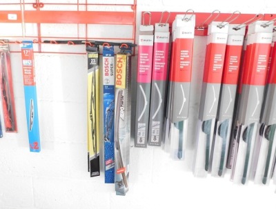 Stock of Wurth, Proline and other wiper blades and display racks. - 2