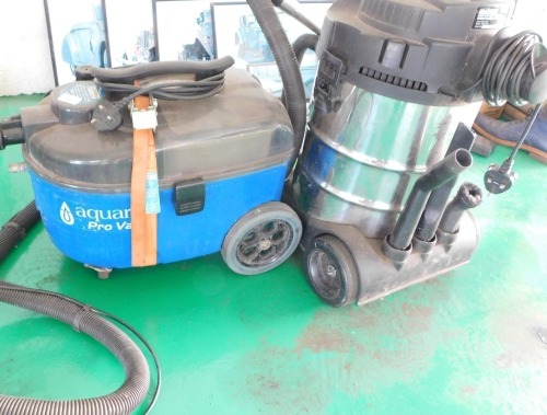 An Aqua Aquarius Pro Valet and Sealey vacuum cleaner. (2)