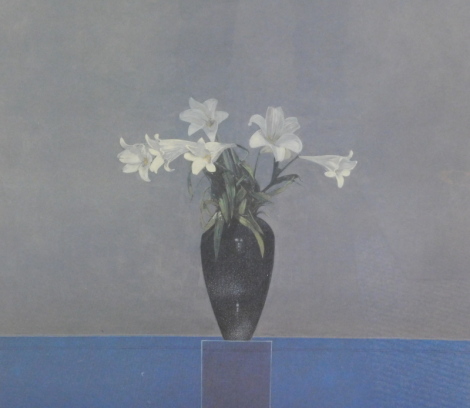 •Bryan Organ (b1935). Still life, artist signed limited edition print, 46/75, 62cm x 62cm.