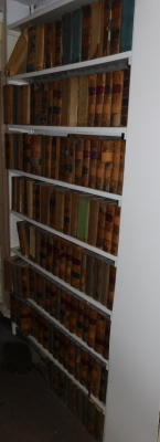 Victorian Law Journals and other leather and cloth uniform bound legal books, to include The All England Law Reports, etc. (entire contents of bookshelves, circa 24m run) Please note this lot is located on site at the former offices of Messrs Stapleton & - 3