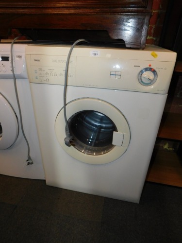 A Zanussi dual temperature tumble dryer, model TD524.