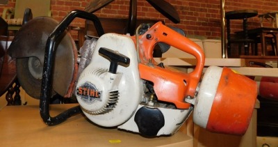 A Stihl petrol disk cutter.