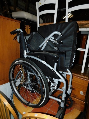 A wheelchair.