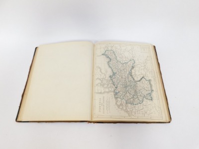 J W Lowry F.R.G.S. Lowry's Table Atlas, with index, bound first edition, published by Chapman and Hall, London. (AF) - 3