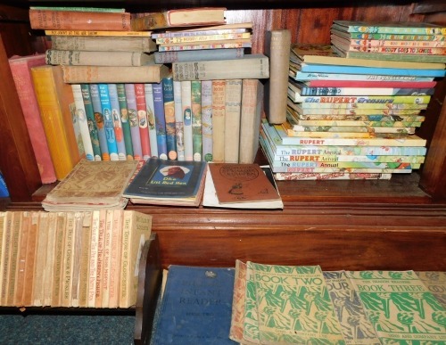 A quantity of children's books, Tales of Peter Rabbit, and others, Doctor Little, Books of Five, Rupert Annuals, Noddy books, etc. (1 shelf)