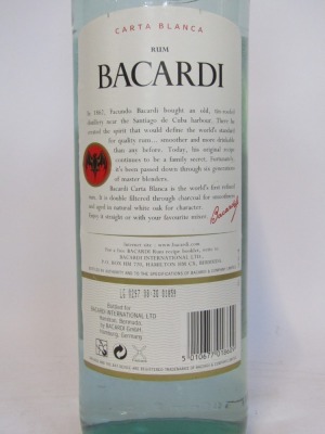 A Bacardi Superior 300cl bottle, 48cm high. - 2