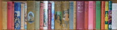 Angela Brazil and Blackie. Children's books, to include School Kitty, The School in the South, A Patriotic Schoolgirl, Susan in the Sixth, and others. (1 shelf)