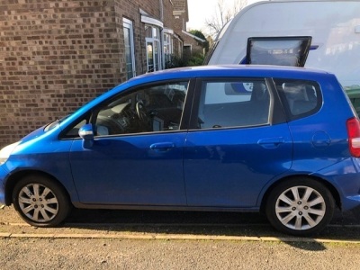 A Honda Jazz, registration CV06 YUJ, automatic, blue, four door, 1339cc, MOT valid until November 2022, registered miles 88010, V5 present, last full service November 2021, with two keys. - 19