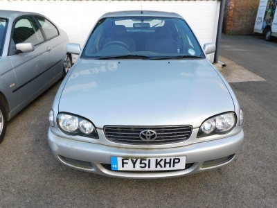 A 2001 Toyota Corolla GS Hatchback, registration FY51 KHP, petrol, five door hatchback, 1398cc, first registered 21st September 2001, silver, V5 present, one key, last known mileage 36,846 at MOT 25th August 2021. - 11