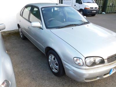 A 2001 Toyota Corolla GS Hatchback, registration FY51 KHP, petrol, five door hatchback, 1398cc, first registered 21st September 2001, silver, V5 present, one key, last known mileage 36,846 at MOT 25th August 2021. - 12