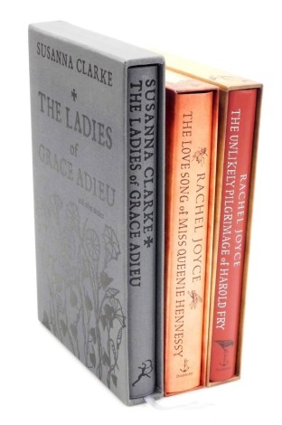 Joyce (Rachel). The Love Song of Miss Queenie Hennessy, signed limited edition number 342/500, with slipcase, published by Doubleday in association with Goldsboro Books, 2014, and The Unlikely Pilgrimage of Harold Fry, signed limited edition no. 449/500, 