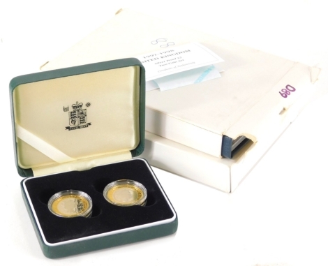 Various Queen Elizabeth II proof coin sets, 1988 and 1995 and a cased proof double £2 coin set in sterling silver with paperwork. (3)