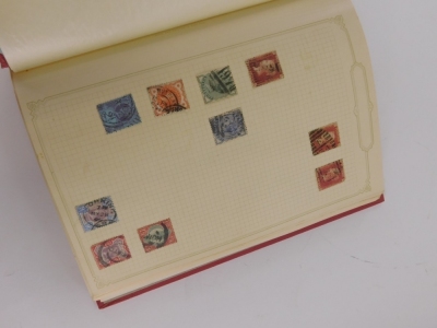 Various 19thC and other stamps, GB and world used, penny reds, other Victorian GB stamps, a small quantity of collectors stamps, Elizabeth II, George V, various others, etc., contained in a Simplex Junior album. - 2