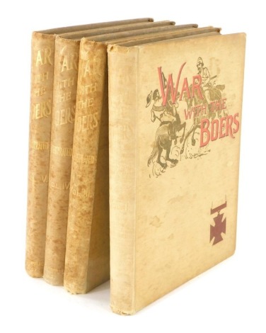 Books. War With The Boers, with illustrations, four volumes. (4)