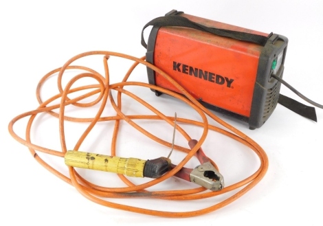 A Kennedy EMF six kilowatt inverter, 30cm wide with leads.