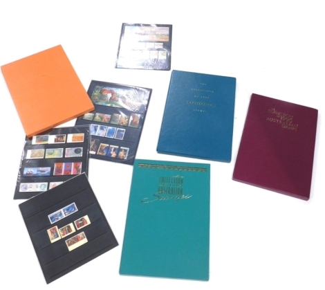 Various stamps, the collection of Australian stamps, various other Australian stamp albums, 1993,1994,1995 and 1996. (4 albums)