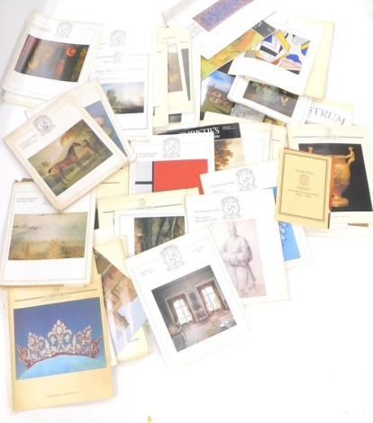 Various sale catalogues, to include 1982, Sotheby's Printed Books and Maps, Christie's International Magazine, various other saleroom catalogues etc. (a quantity).