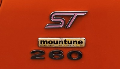 A 2006 Ford Focus ST-2 Sports 5-door Hatchback, registration WU56 OYJ, 2500cc in line five cylinder, c/w Ford Approved Mountune upgrade to 260bhp, ASBO orange with black roof, 132,911 recorded miles with full MOT (current to expire 6th January 2023) and s - 6