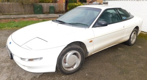 A 1995 Ford Probe Coupe, registration N695 ONY, manual, two door, white, 1991cc, MOT expired September 2021, unlocked without keys, known mileage 57,669, no V5. To be sold upon instructions from the Executors of Susan Gaisford (Dec'd).