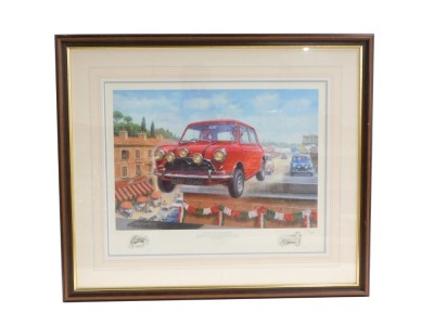 After Tony Smith. Italian Job - Going for Gold, signed limited edition 442/850, dated spring 2004, with certificate of authenticity, photo lithograph, 42 x 53cm, framed and glazed. - 3