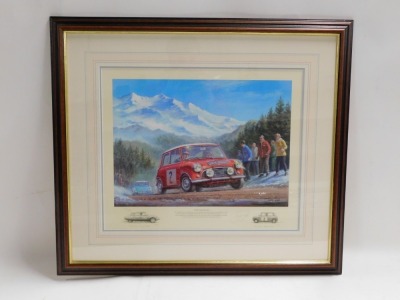 After Tony Smith. Third Mini Monte, photo lithograph, signed limited edition 44/495, dated summer 2004, 41cm x 50cm, framed and glazed. - 3