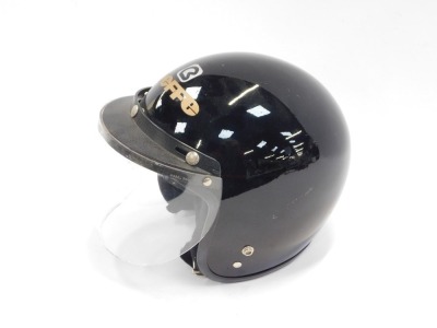 A Bieffe helmet, dated 1988, Type A, in black. - 2