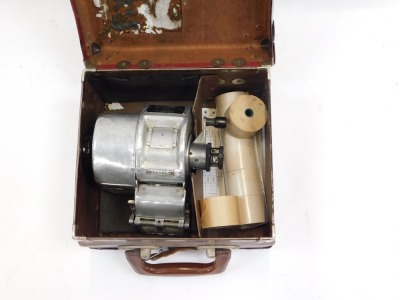 A London Transport Company Gibson A14 Route 22 bus ticket machine, serial no 29135, boxed, with reels. - 4